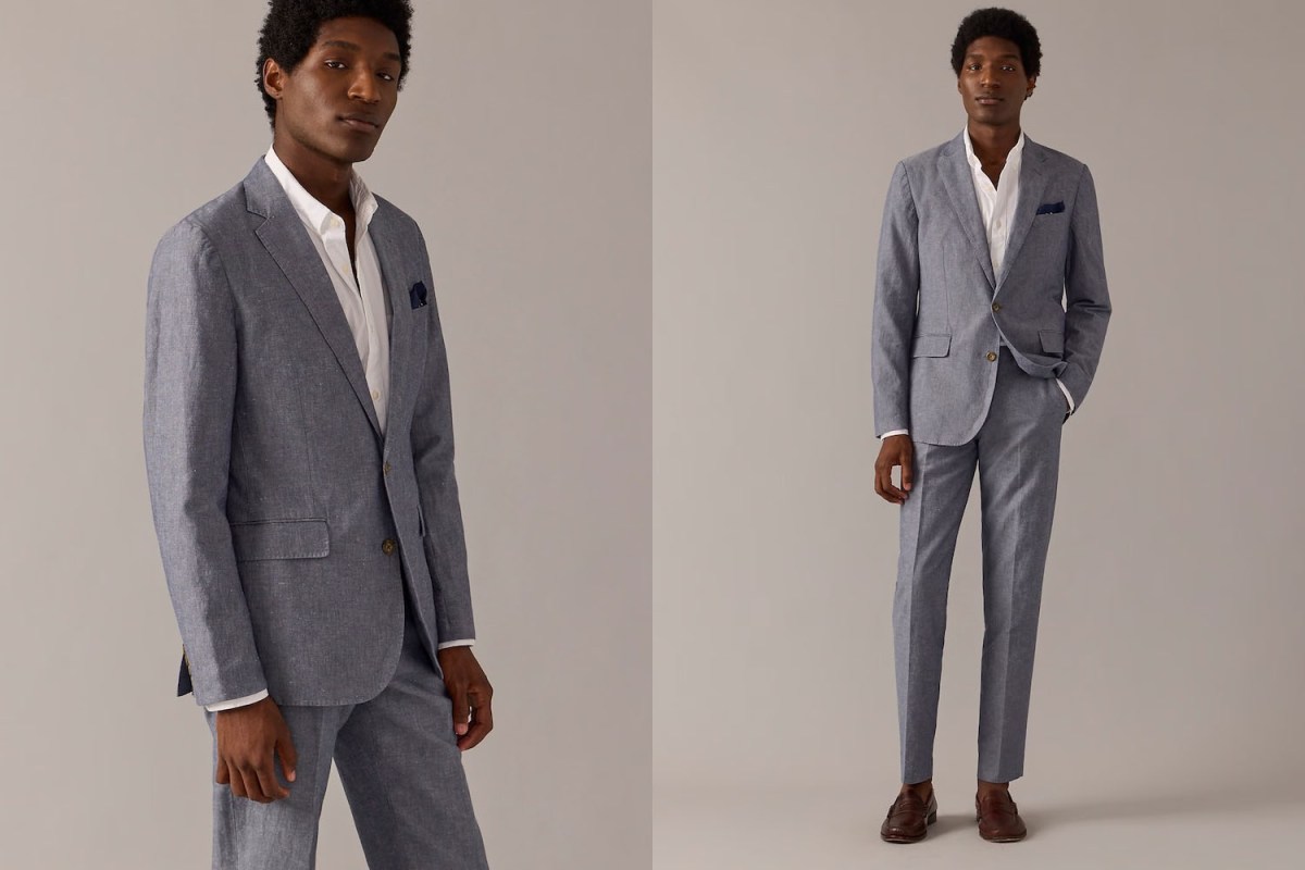 For the Full Suit Look: J.Crew Ludlow Slim-Fit Irish Cotton-Linen Unstructured Suit Jacket