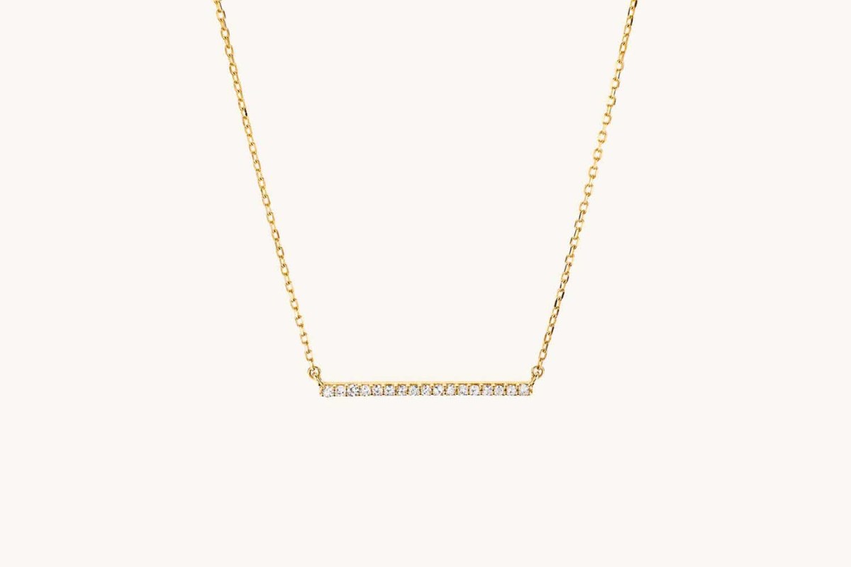 Mejuri Linear Diamond Necklace