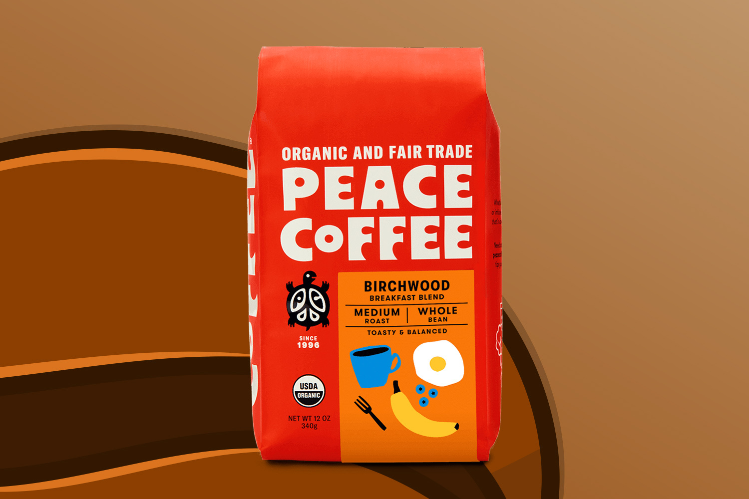 A bag of Birchwood Breakfast Blend coffee beans from Peace Coffee. Here's why April is the best month to try this Minnesota brand's coffee.