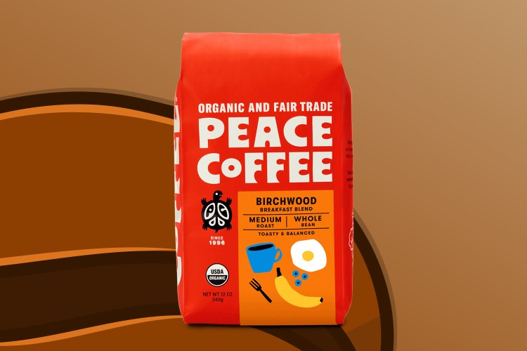 A bag of Birchwood Breakfast Blend coffee beans from Peace Coffee. Here's why April is the best month to try this Minnesota brand's coffee.
