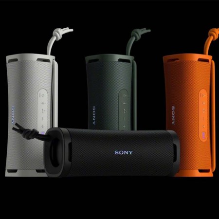 Four styles of the Sony ULT FIELD 1 portable speaker