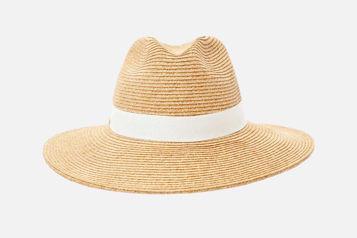 Toucan Hats Exclusive Ivory Wide Brim Sun Hat