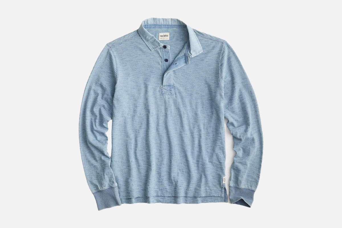 Todd Snyder Long Sleeve Rugby Polo