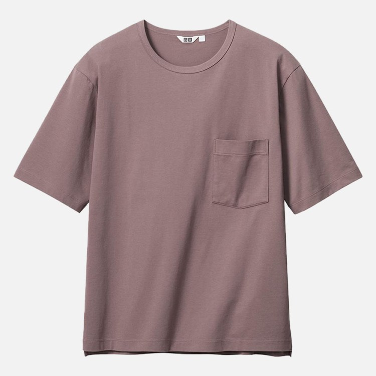 Uniqlo AIRism Cotton Relaxed Fit Half-Sleeve T-Shirt