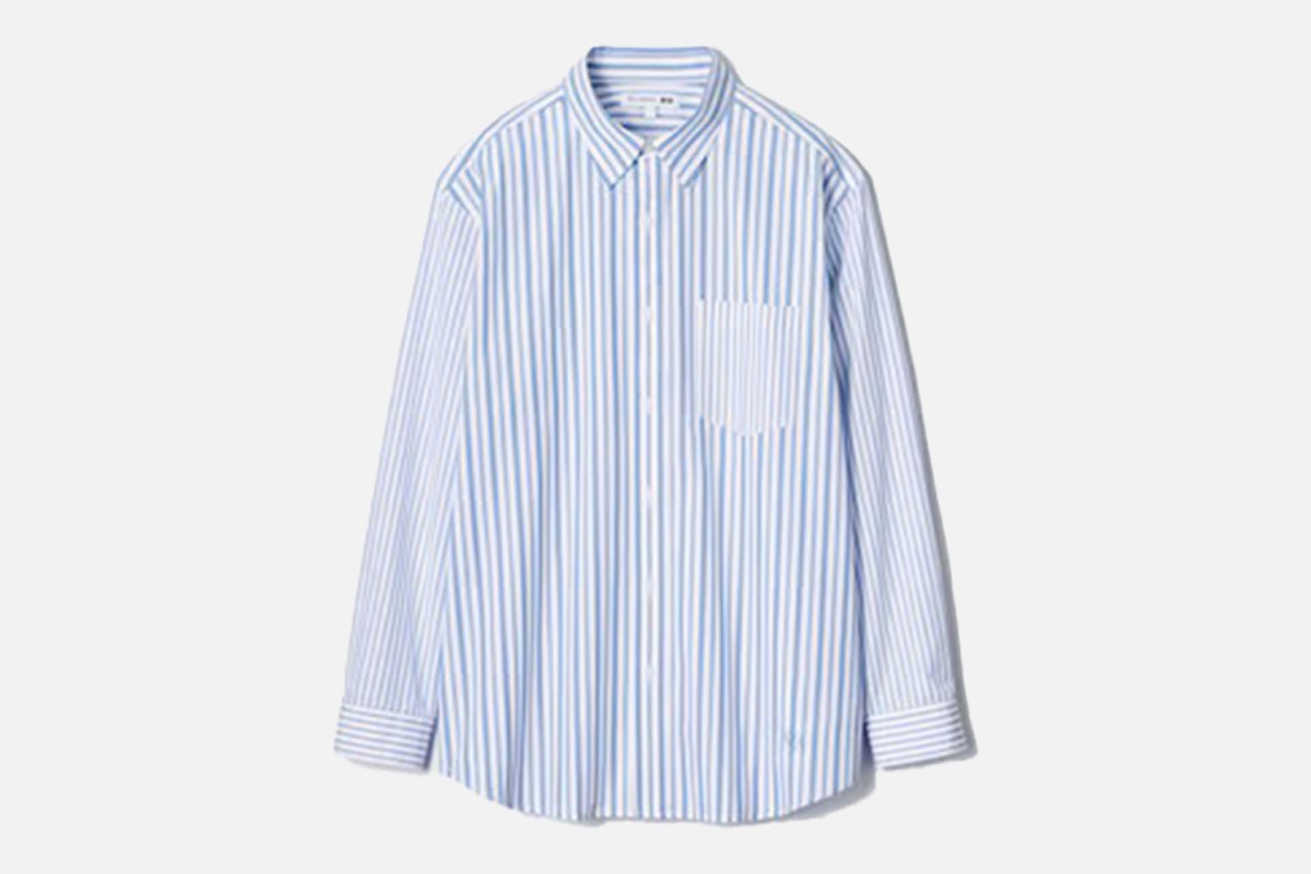 Uniqlo x J.W. Anderson Extra Fine Cotton Broadcloth Striped Shirt