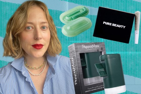 Gossamer's co-founder Verena von Pfetten with her favorite products
