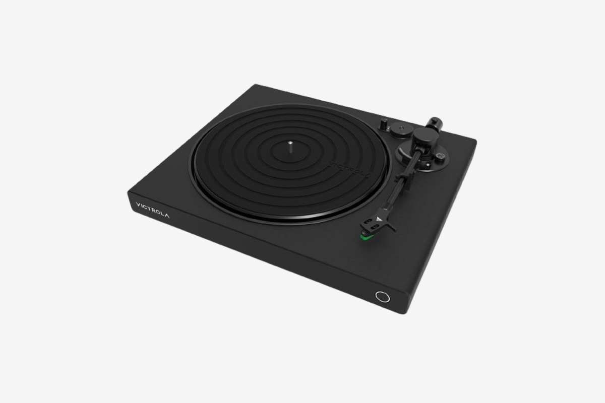 Victrola Hi-Res Black Vinyl Record Player