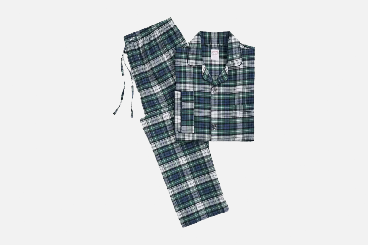 Brooks Brothers Cotton Flannel Tartan Pajamas
