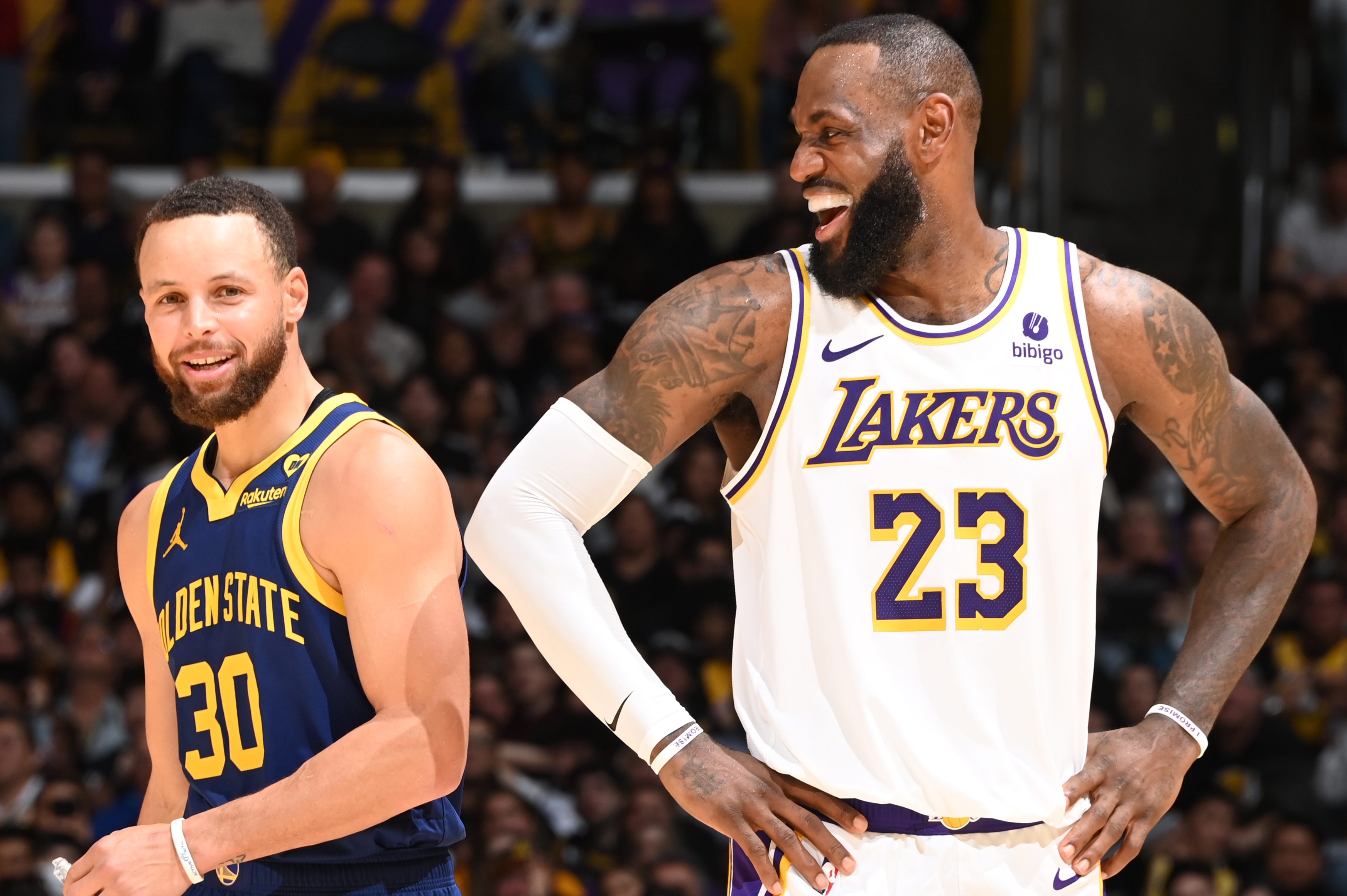 LeBron James and Stephen Curry.