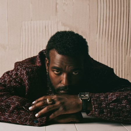 Luke James, wearing Gucci. We spoke with the actor ahead of his appearance in Prime Video's "THEM: The Scare"