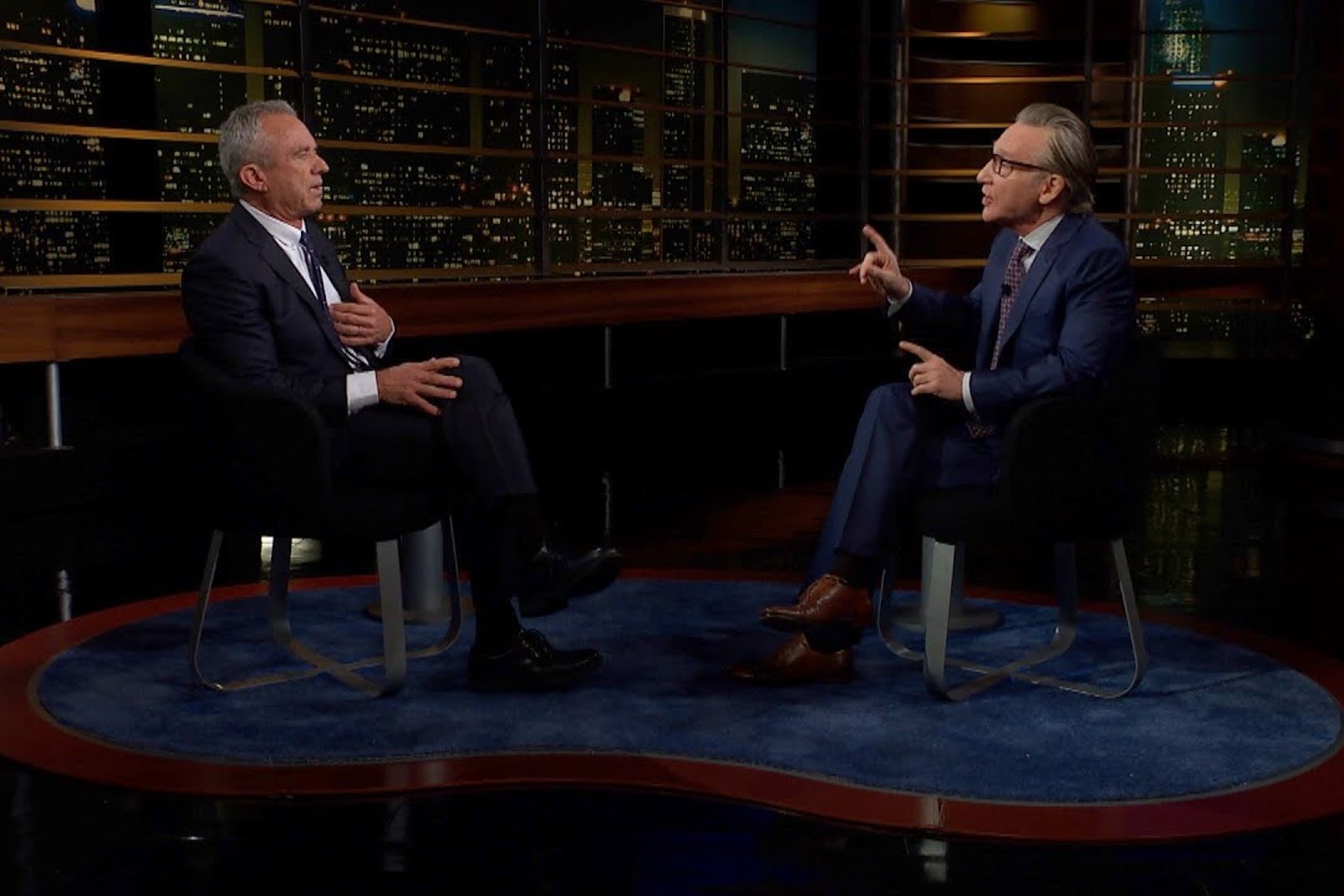 Bill Maher and Robert F. Kennedy, Jr.
