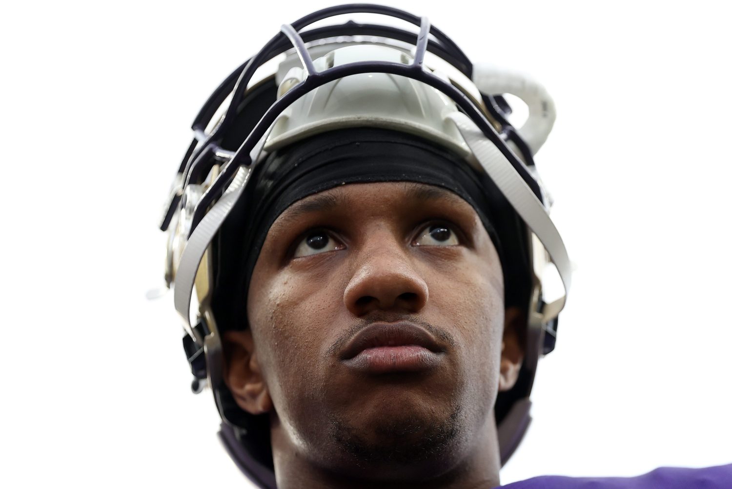 Michael Penix Jr. reacts after the beating Utah Utes.