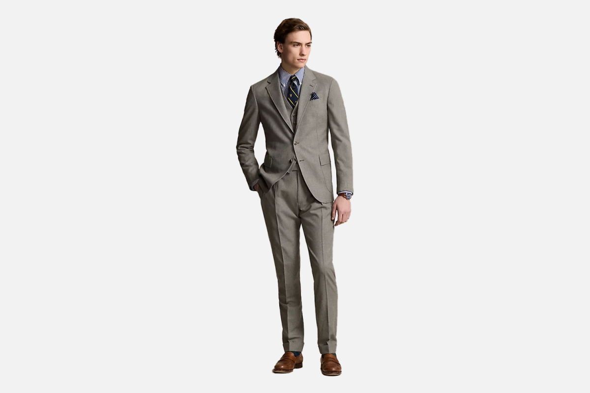 Ralph Lauren Polo Wool Flannel 3-Piece Suit