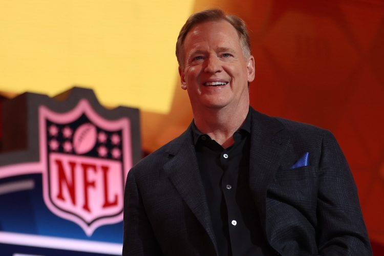 NFL commissioner Roger Goodell at the 2024 NFL Draft. He recently spoke about expanding the regular season to 18 games.