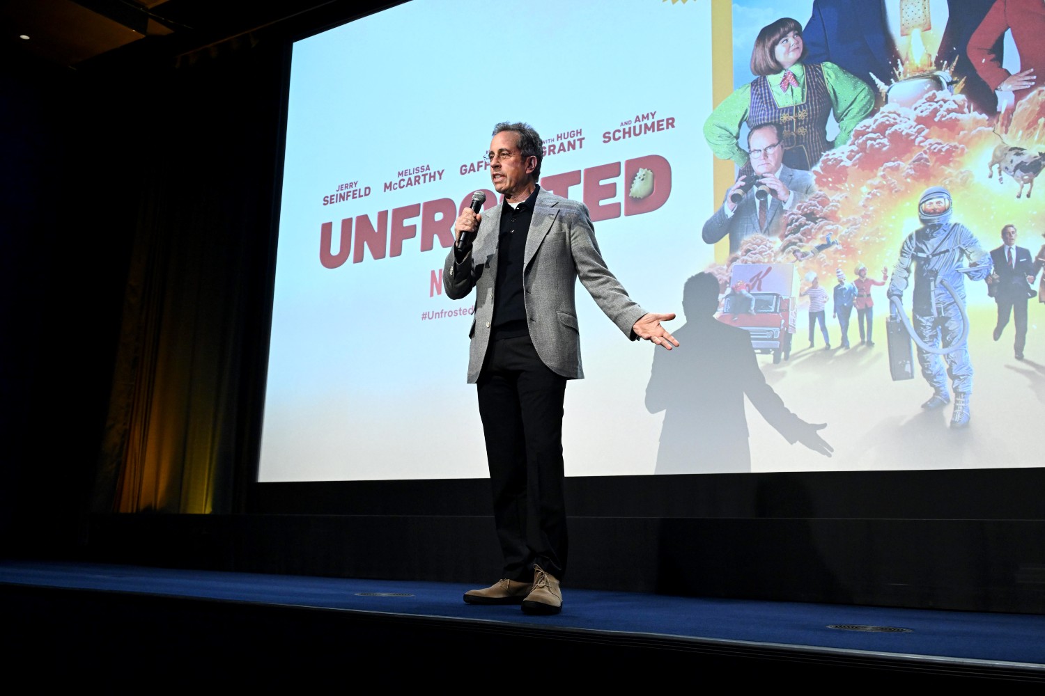 Jerry Seinfeld on stage
