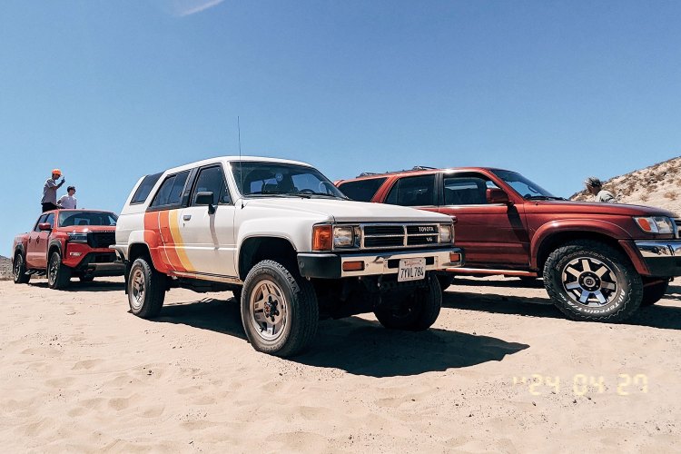 Our writer's 1988 Toyota 4Runner SR5 V6 Auto at the 7th Annual Aether Rally in Joshua Tree in April 2024