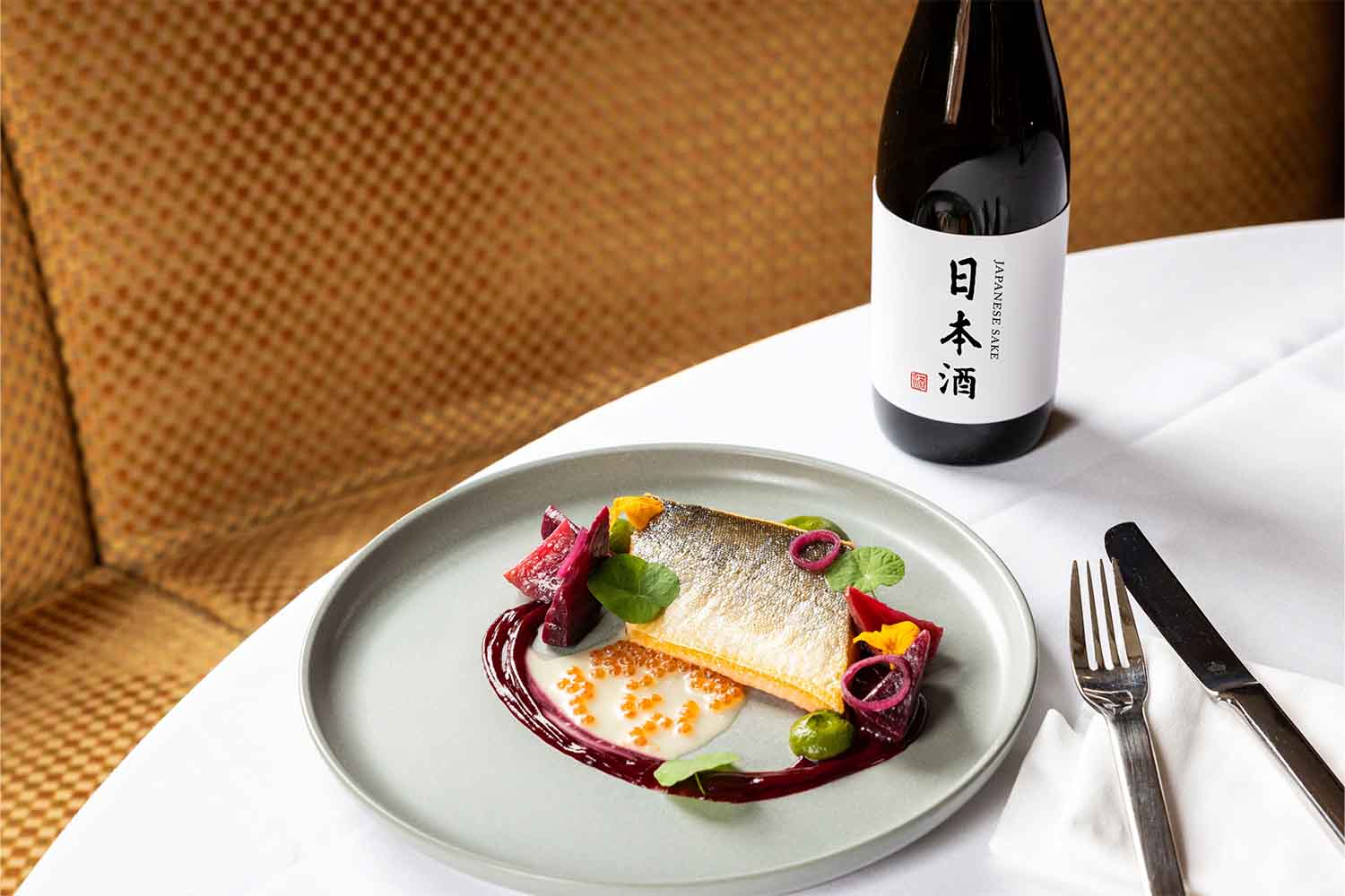 Arctic Char with sake at NYC's Golden Swan