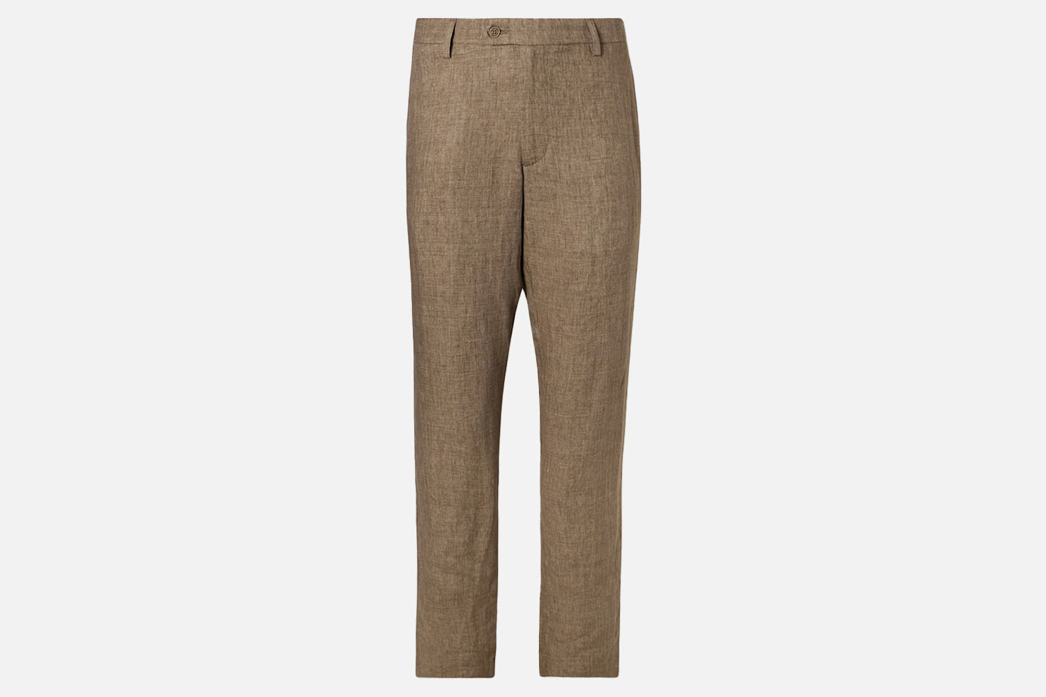 Frescobol Carioca Affonso Tapered Linen Suit Trousers