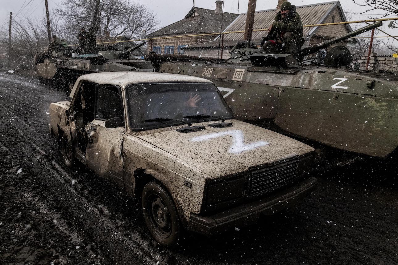 "War Zone, Donbas, Ukraine, 2022" © Gabriele Micalizzi / Courtesy of 29 Arts in Progress Gallery