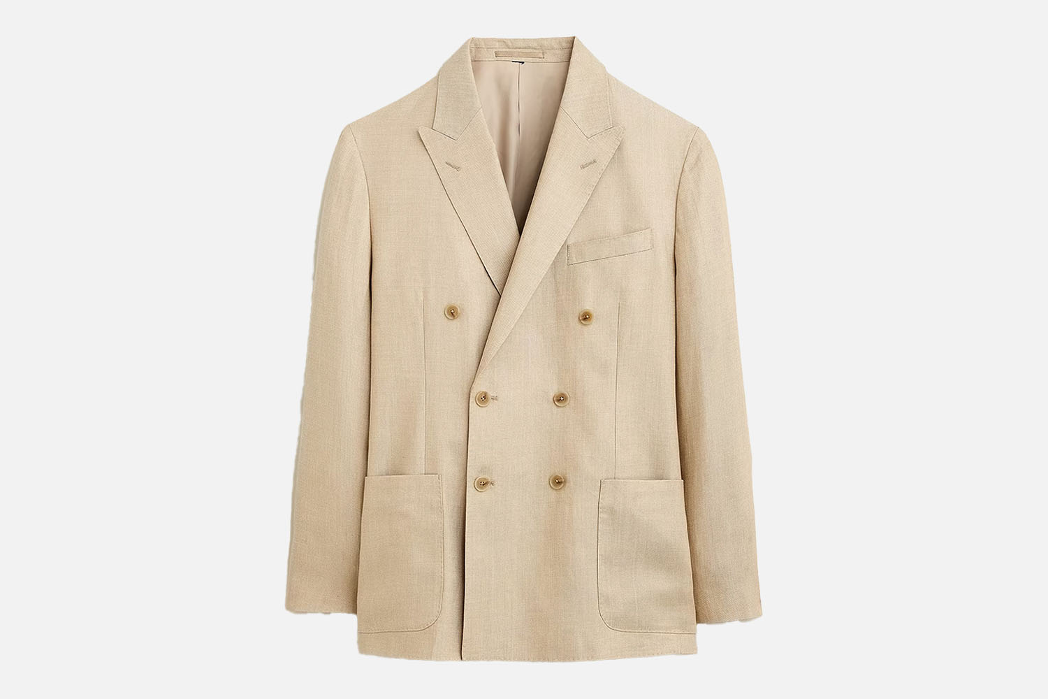 J.Crew Crosby Classic-Fit Double-Breasted Unstructured Suit Jacket