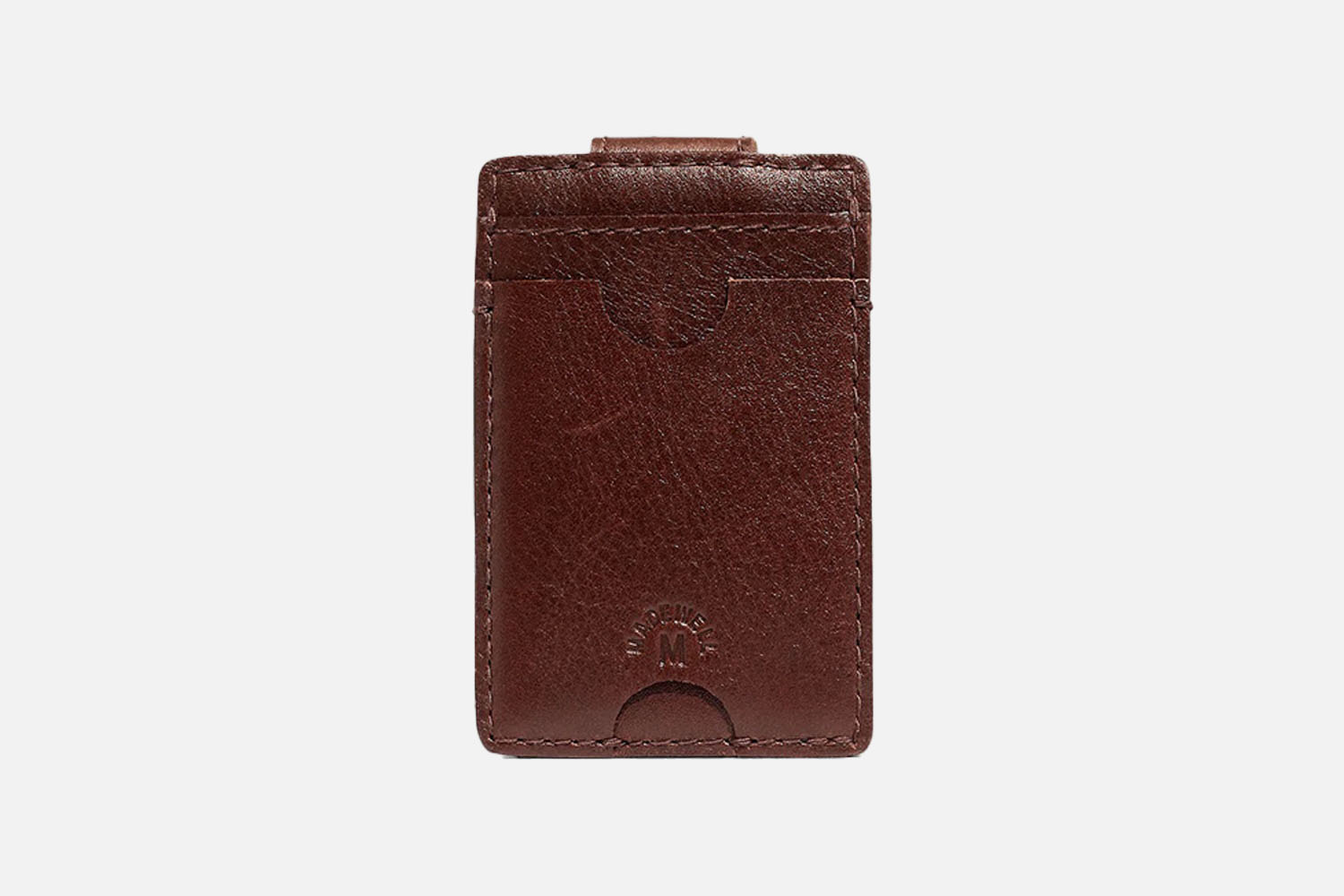 Madewell Leather Card Case with Magnet