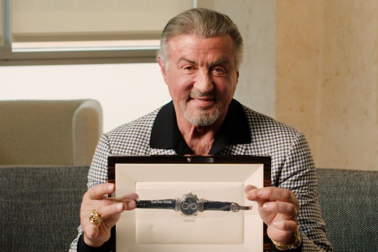 Sylvester Stallone with watch