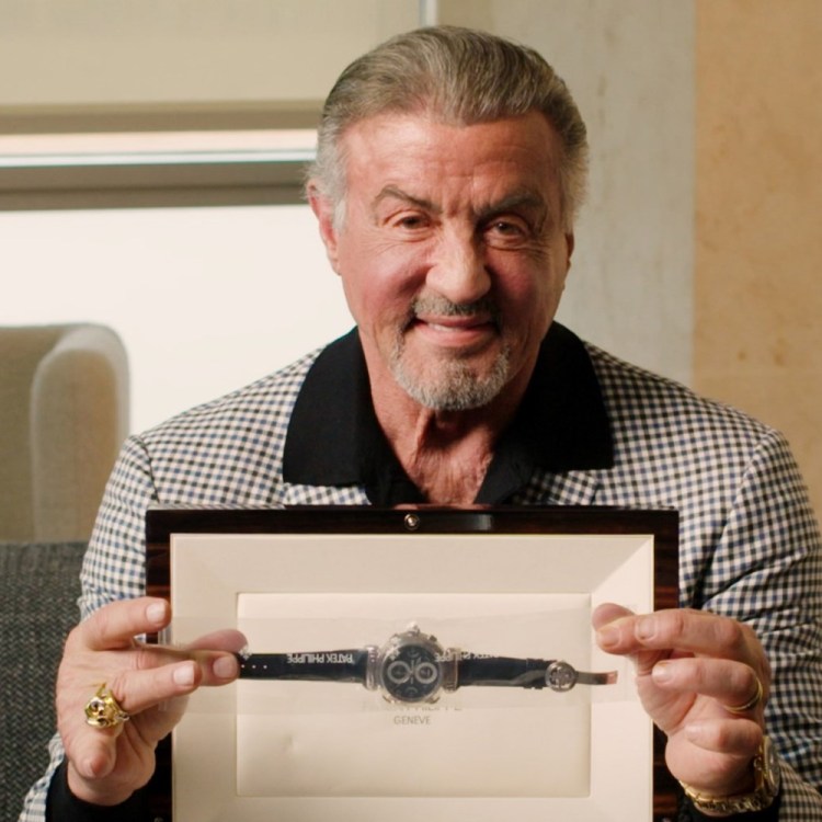 Sylvester Stallone with watch