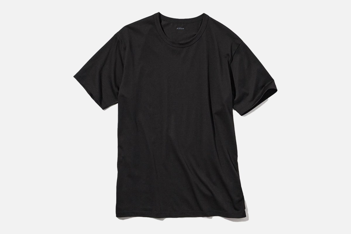 The Affordable Option: Uniqlo AIRism Cotton Crew Neck T-Shirt