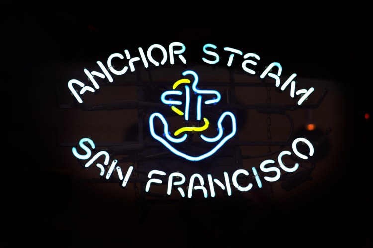 Anchor Steam neon sign