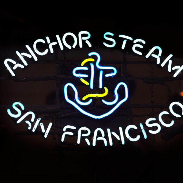 Anchor Steam neon sign