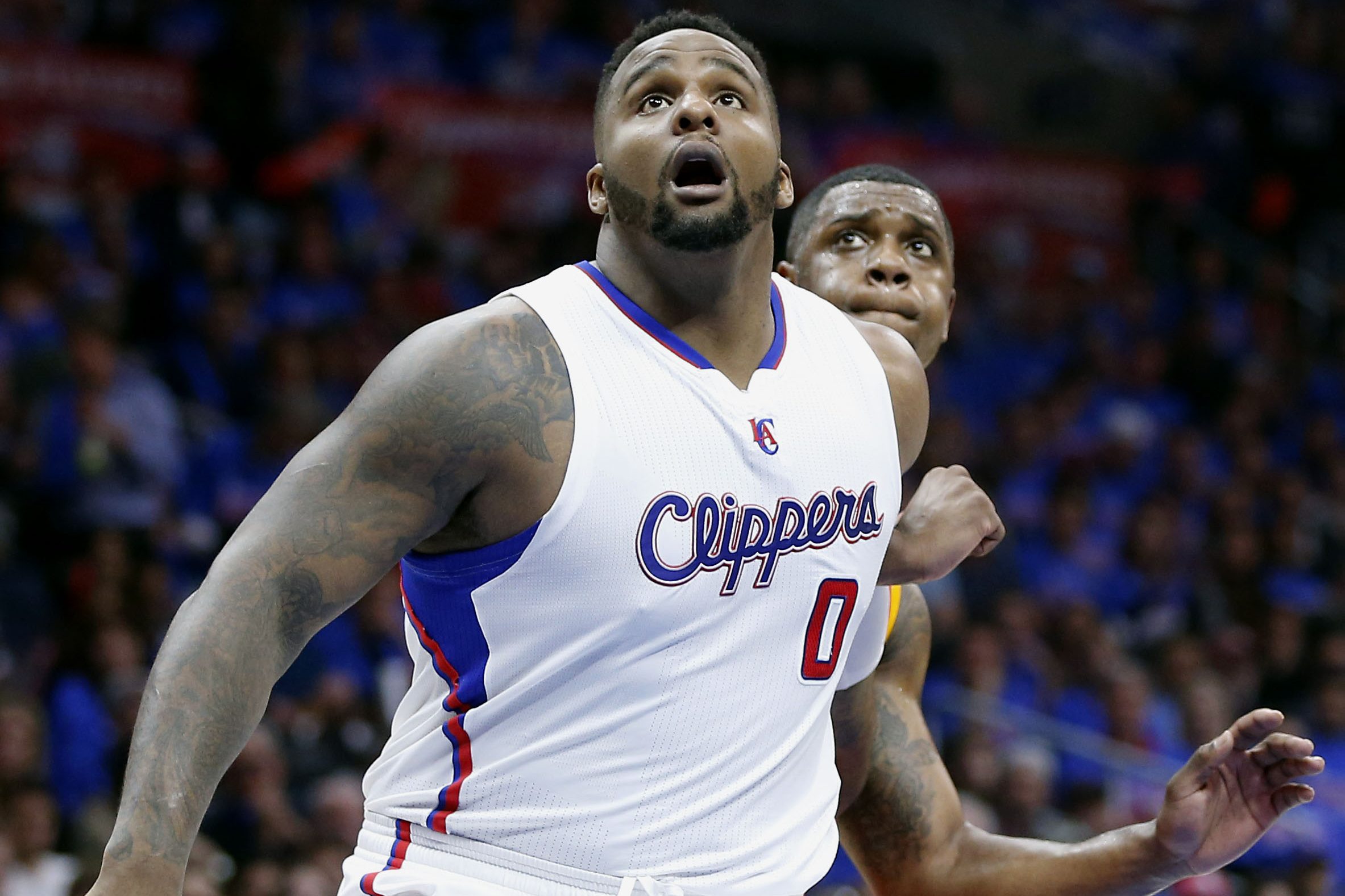 Glen Davis playing for the Los Angeles Clippers in 2015.