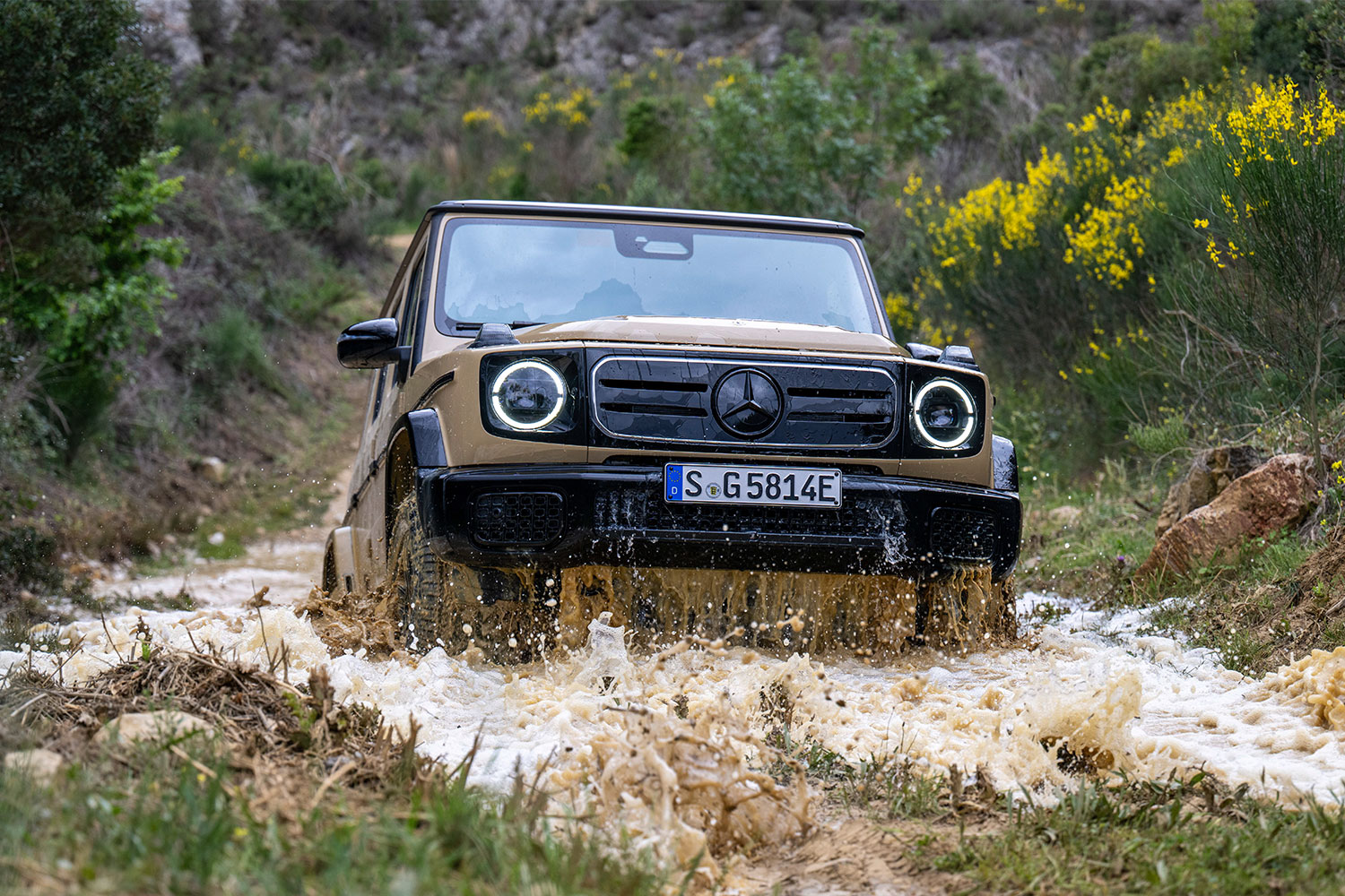 Mercedes-Benz G 580 with EQ Technology, the first electric G-Class SUV, also known as the G-Wagen