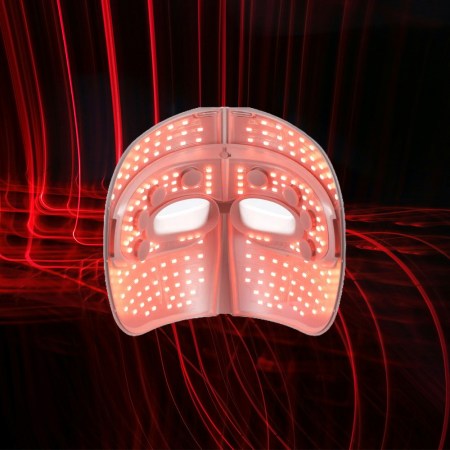 The TheraFace LED Mask from Therabody. We tested the light therapy mask to see if men should give it a go, too.