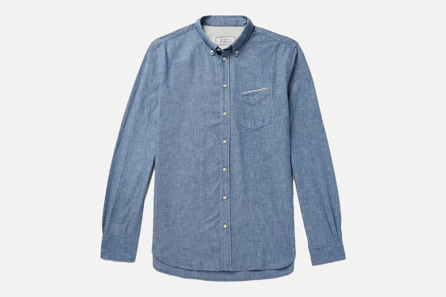 Officine Générale Cotton-Chambray Shirt