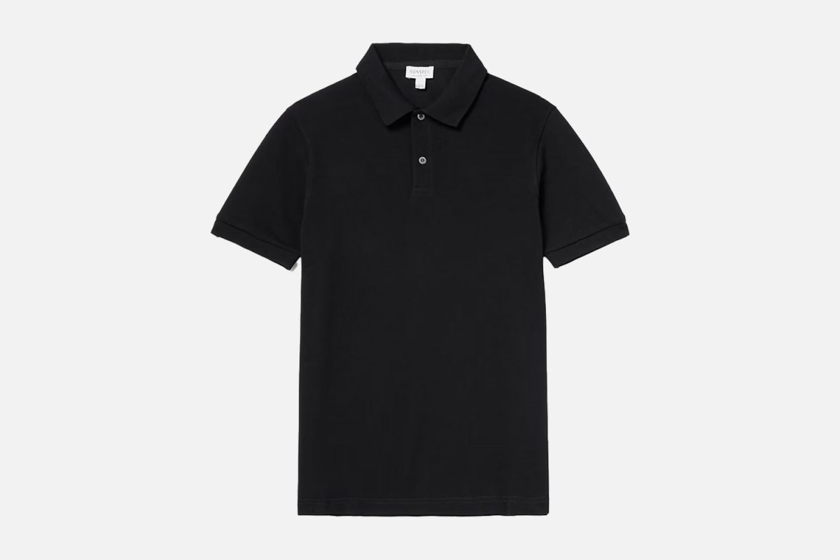 Sunspel Cotton-Piqué Polo Shirt