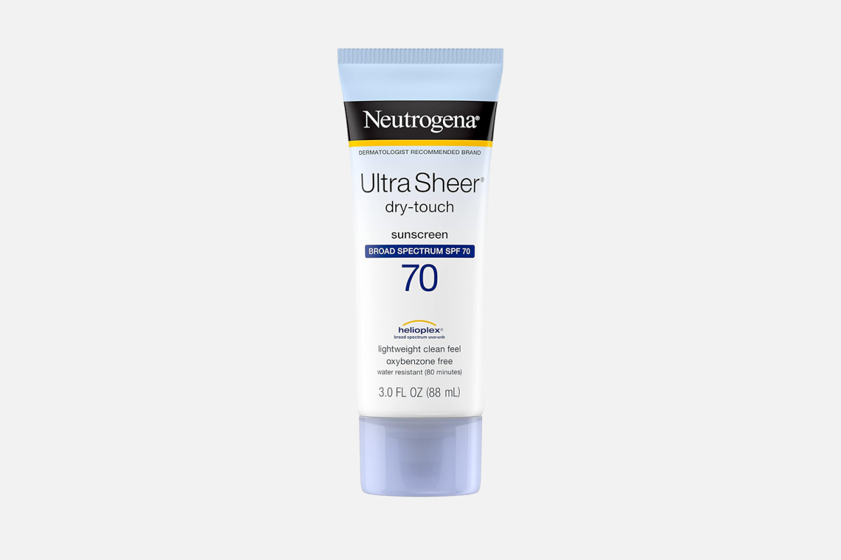 Neutrogena Ultra Sheer Dry-Touch Sunscreen Lotion with Broad Spectrum SPF 70