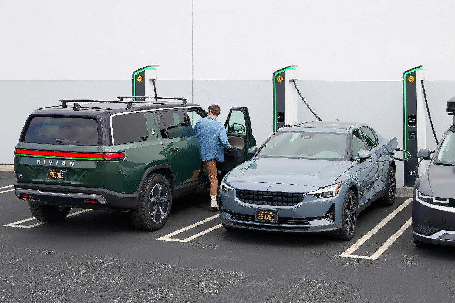 Rivian electric vehicles