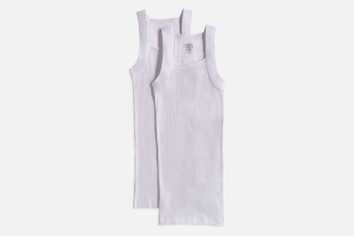 2(X)IST Essential Cotton Square Cut Tank (2-Pack)