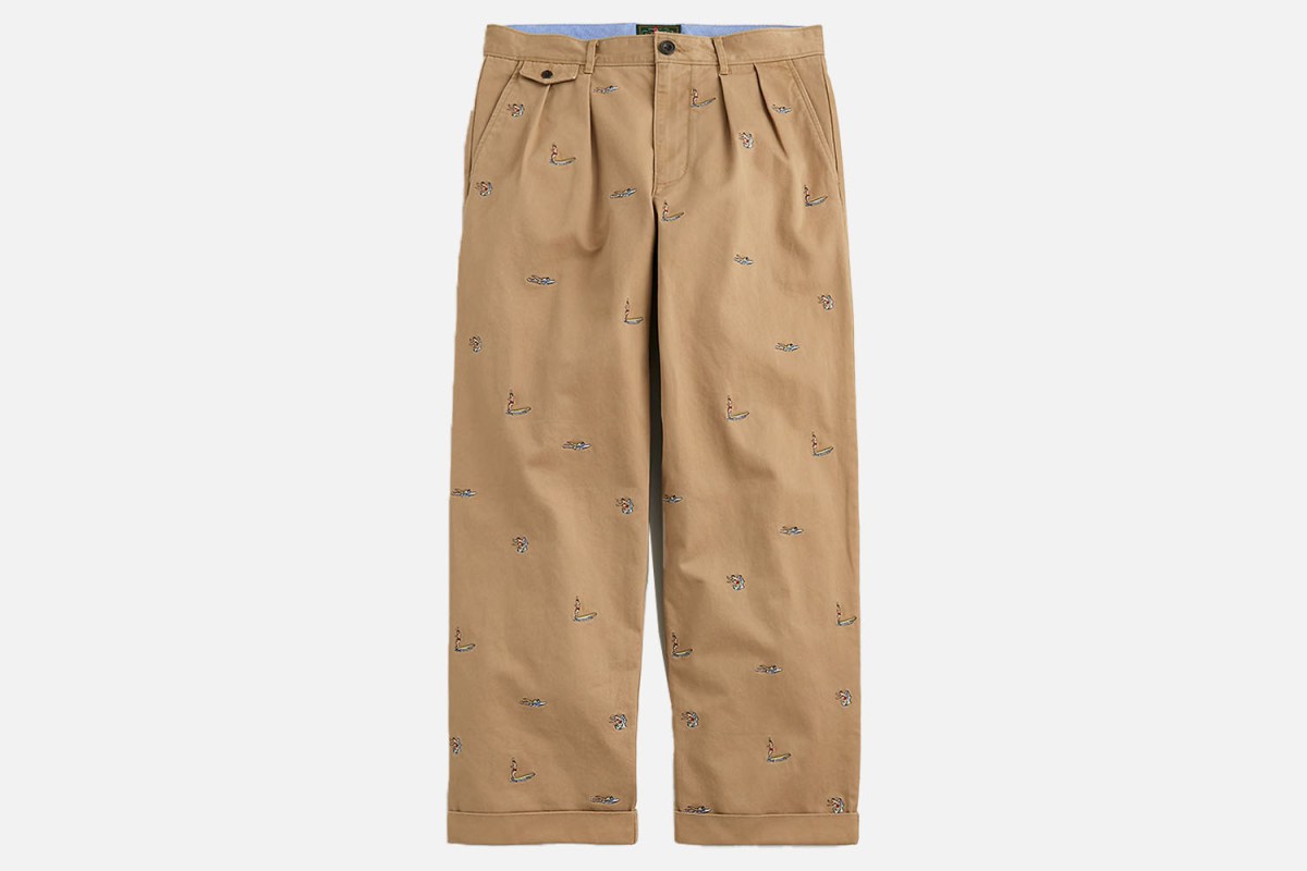 J.Crew x Beams Plus Relaxed-Fit Pleated Chino Pant