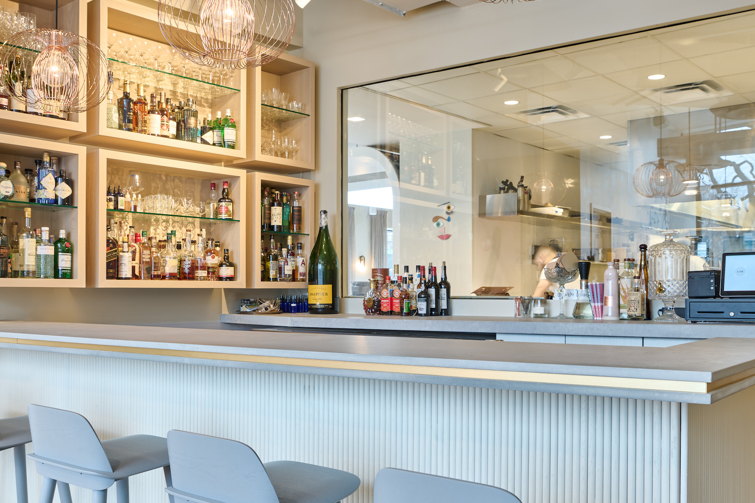 Bar Esme's tasting menu tasting menu is designed in collaboration with an artist and changes every three months