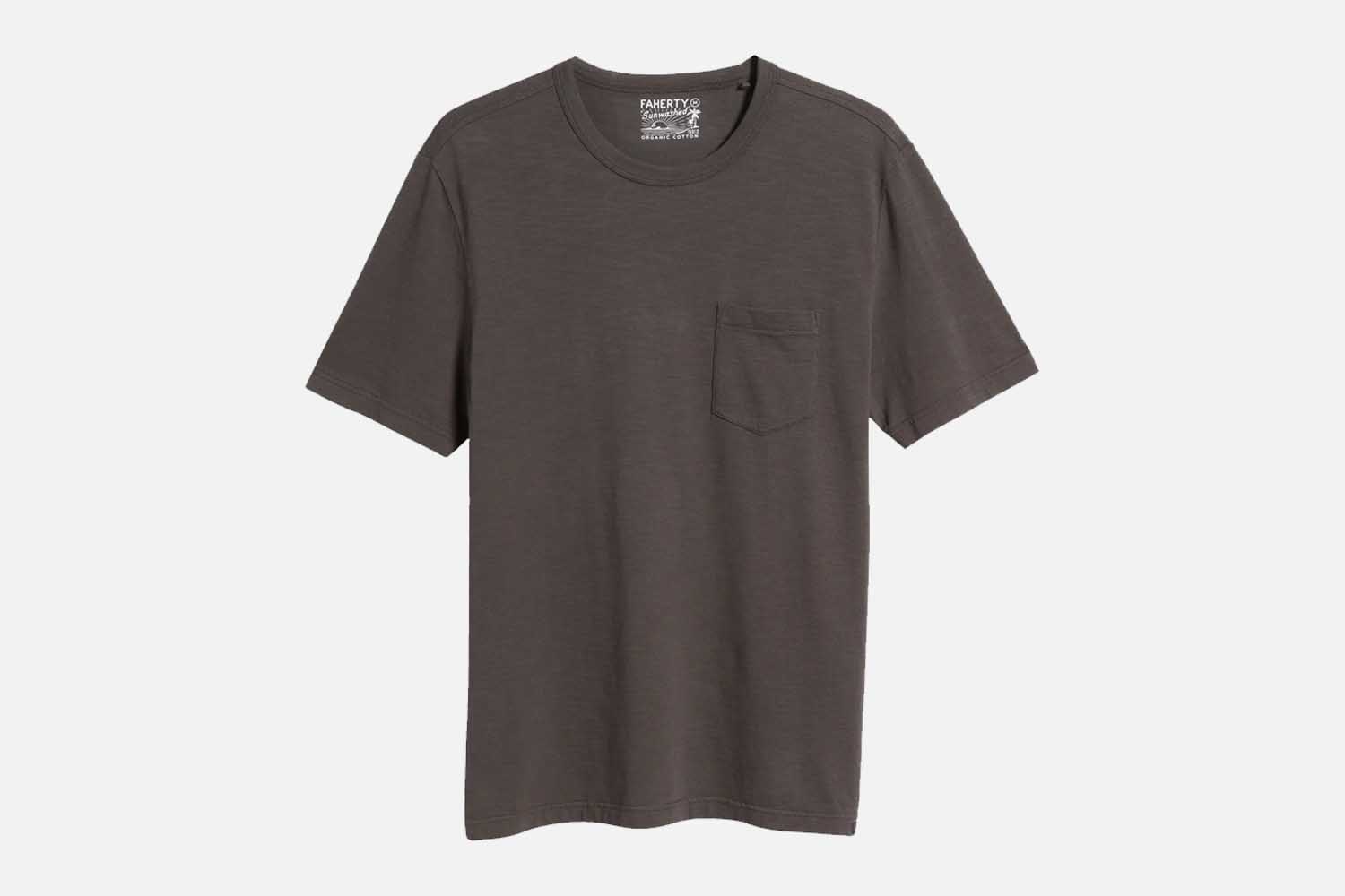 Faherty Organic Cotton Pocket T-Shirt