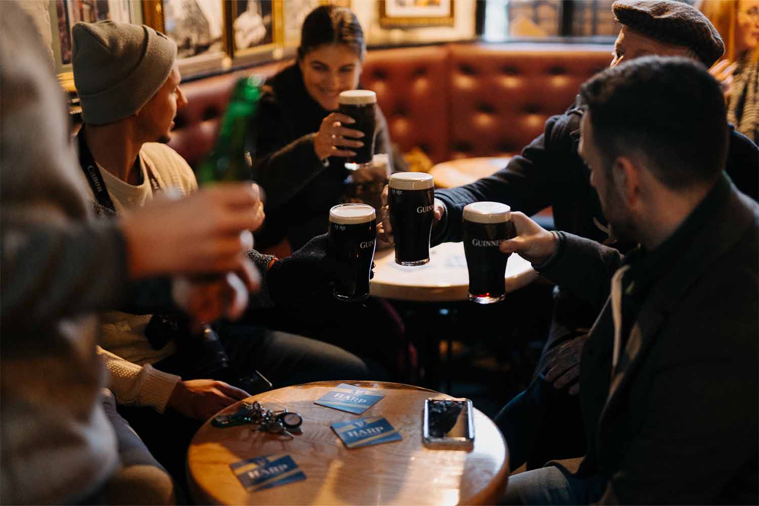 Drinking Guinness in Ireland