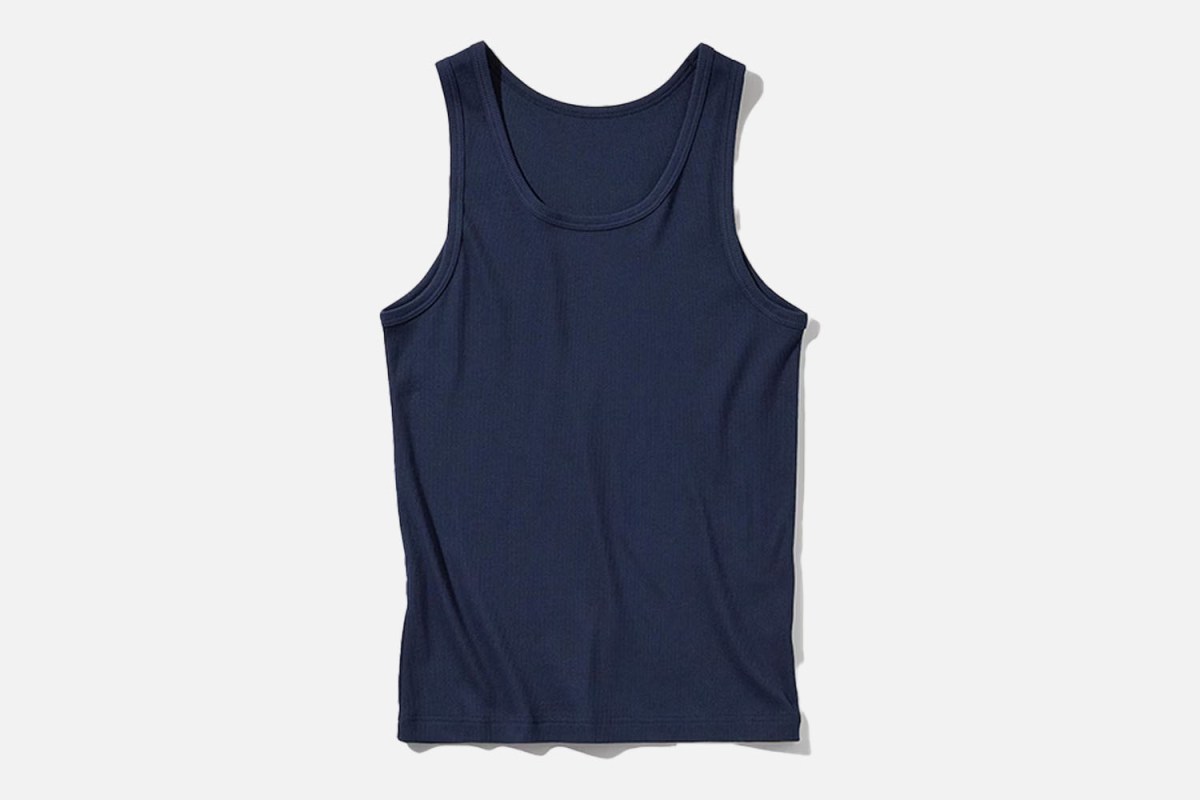 Uniqlo Dry Color Ribbed Tank Top
