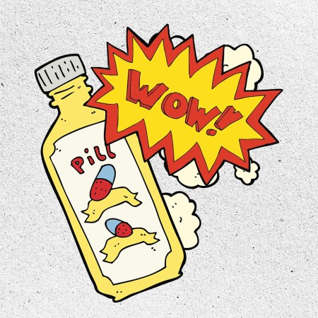 A cartoon graphic of a miracle drug. Today, we're taking a close look at the placebo effect and how more scientists are convinced of its power.