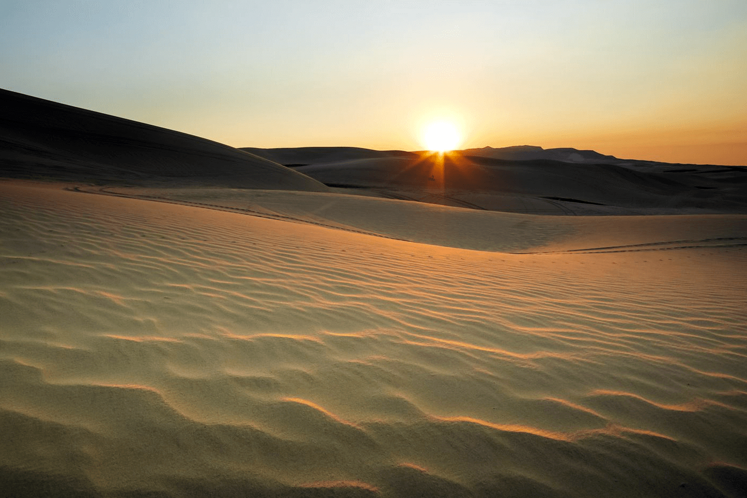 The best place to go sand surfing in the Cowboy State is Wyoming’s Killpecker Sand Dunes.