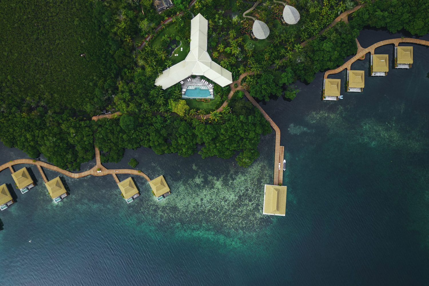 Nayara Bocas del Toro in Panama is a private island luxury escape that includes 16 overwater villas