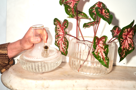 This stunning bong doubles as a vase