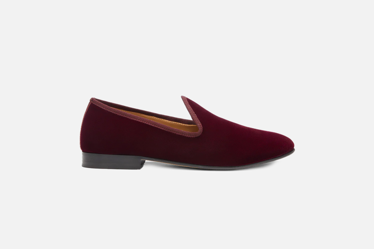 Oxblood Velvet Slipper II