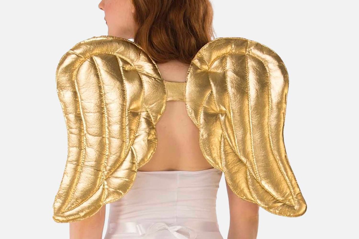 Rubieu0026amp;#8217;s Adult Gold Costume Wings