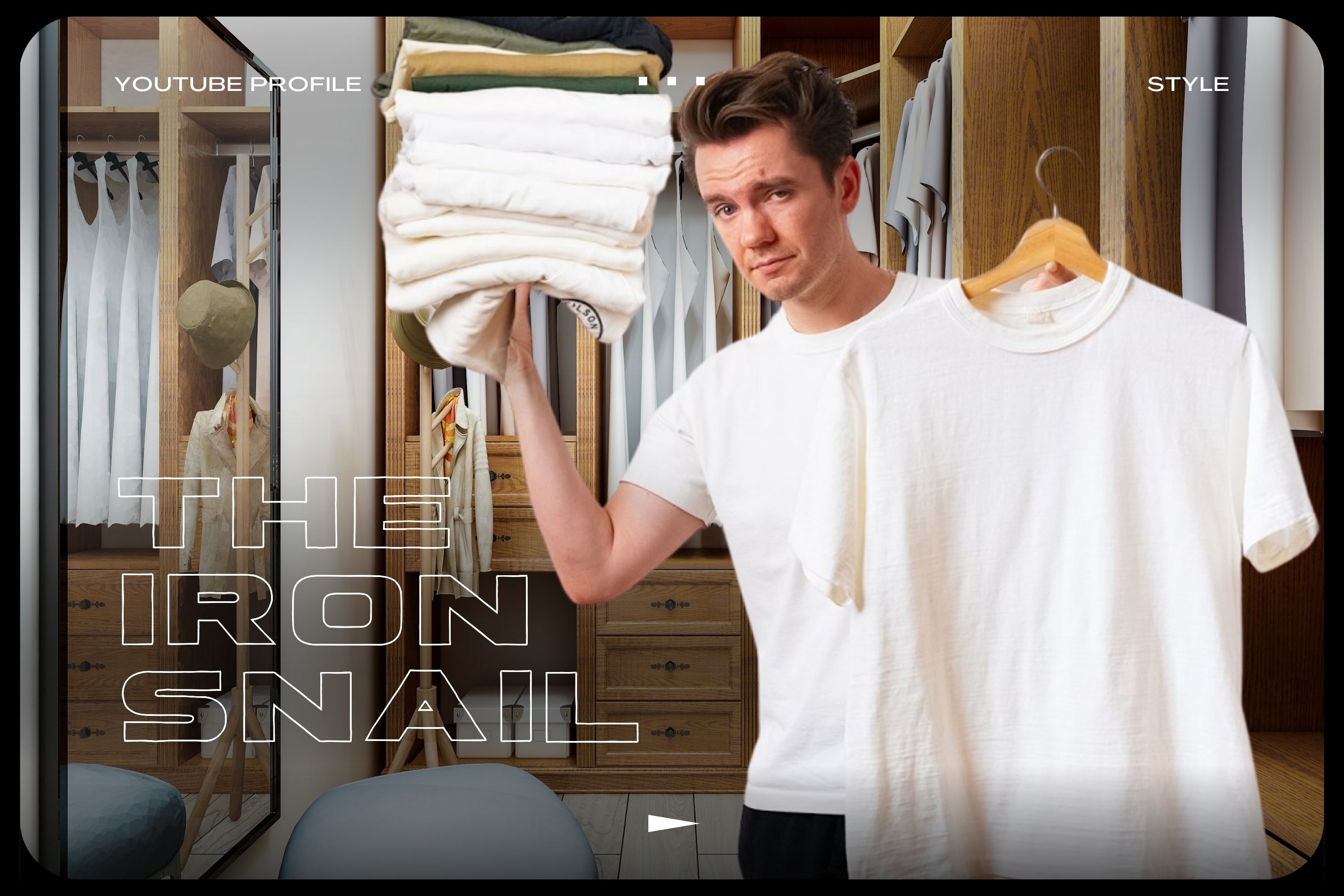 Michael Kristy who runs the YouTube channel and clothing company The Iron Snail